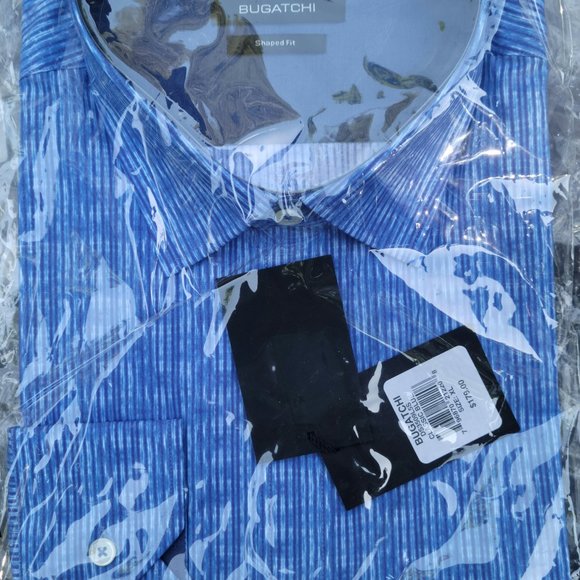 Bugatchi Classic Blue Shirt - Picture 2 of 2